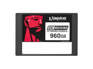 Kingston SEDC600ME/960G DC600ME 960 GB Solid State Drive - 2.5" Internal - SATA (SATA/600) -Mixed Use - Server, Data Center Device Supported -1DWPD-1752 TB TBW - Hot Pluggable - 256-bit AES Encryption