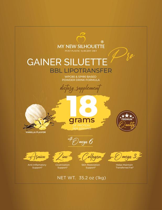 Protein Gainer Siluette PRO with carbs
