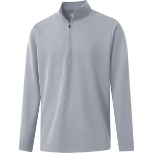 M MAELREG Quarter Zip Pullover Men Mock Neck Long Sleeve Performance Golf Athletic Pullover Half Zip Mens Sweatshirt