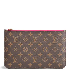 Pre-owned Louis Vuitton Monogram Coated Canvas Clutches & Wristlets Neverfull Pochette Monogram