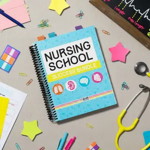 Comprehensive Nursing School Study Guide Bundle - Essential Medical Notes and Exam Preparation Book for Student Nurses and Clinical Training