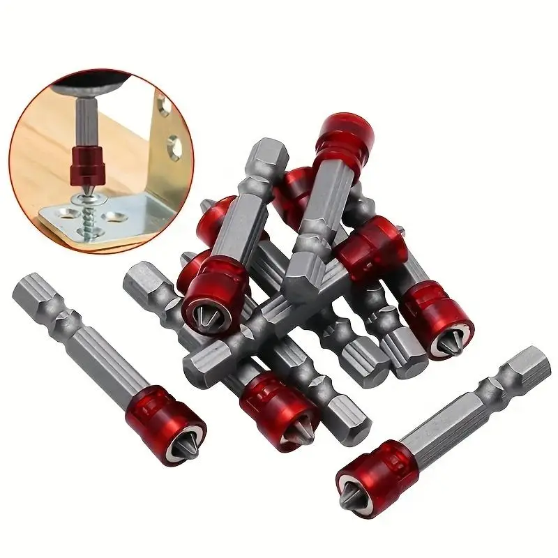 Screwdriver Magnetic Non-slip Cross Batch Head, Durable Alloy Material Electric Screwdriver Cross Batch Head Adapter, Electric Power Tool Accessories