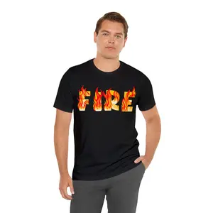 Funny Fire Couple DIY Costume Halloween Party T-Shirt