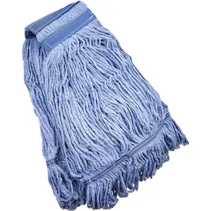 Blue Heavy Duty Commercial String Wet Mop Head Replacement Medium Fits 3 Types of Commercial Mop Handles