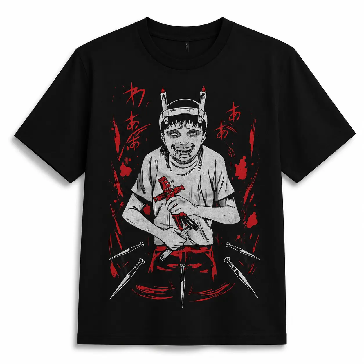 Junji Ito Tomie Shirt, Japanese  Manga Graphic Tee, Creepy Anime T Shirt, Unisex Gothic Otaku Gift