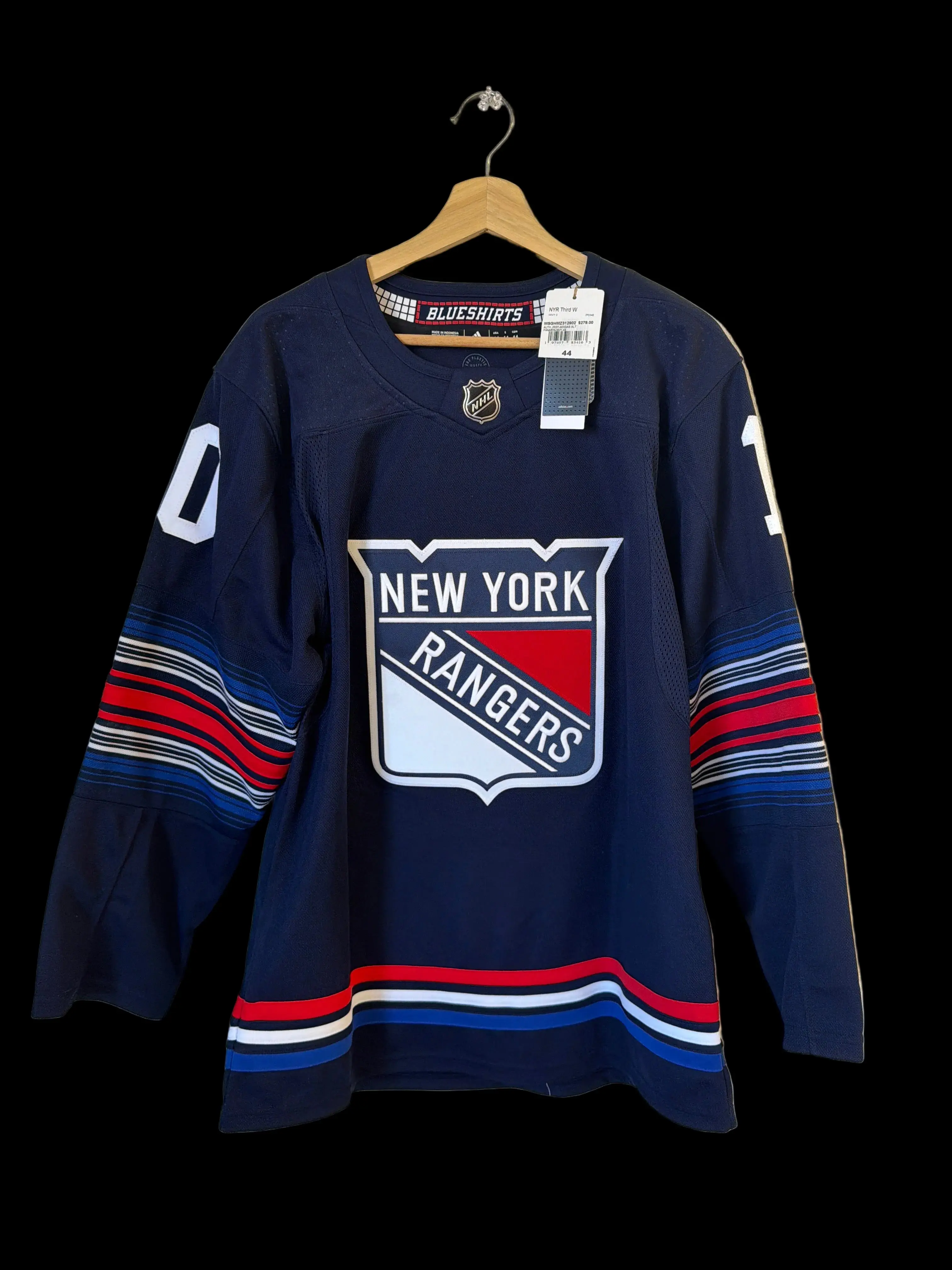 New York Rangers Adidas Aeroready Jersey