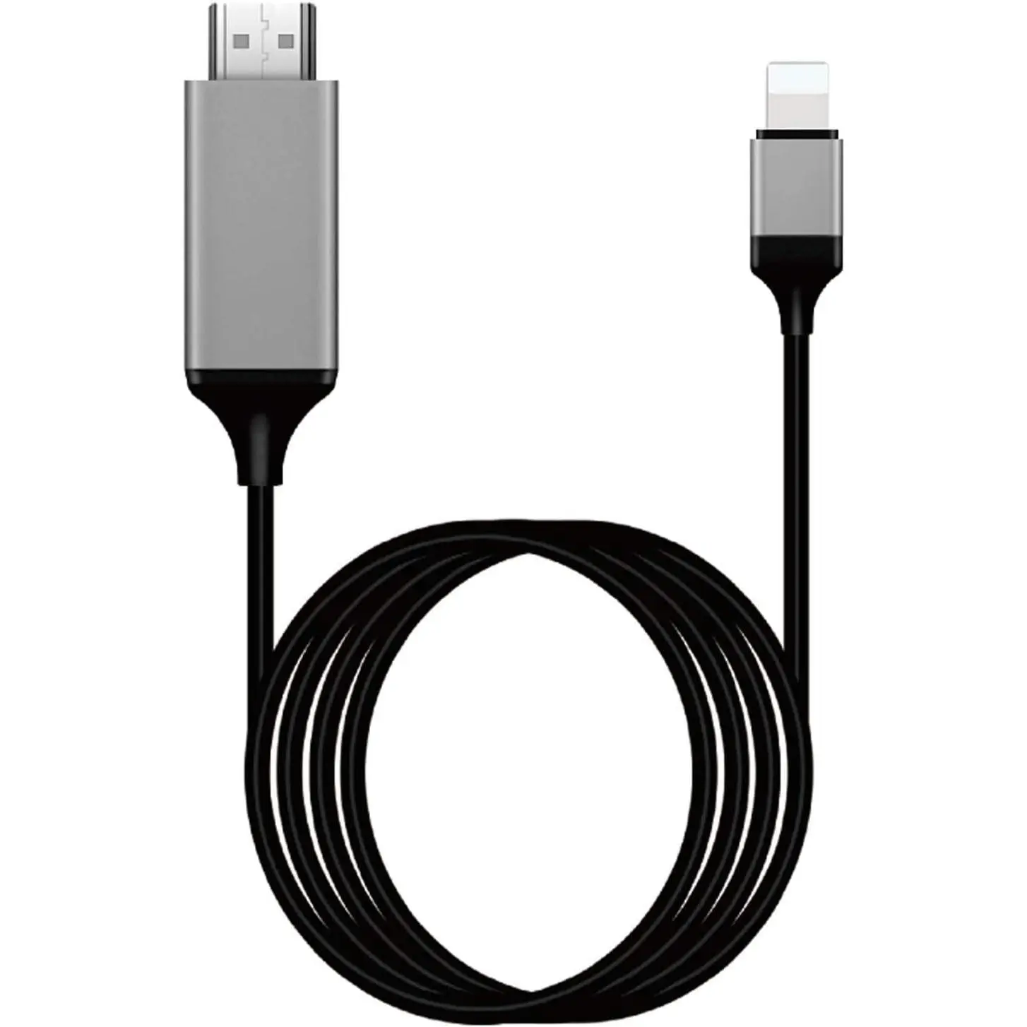 Apple MFi Certified Lightning to HDMI Adapter for Phone to TV,Compatible with iPhone,iPad, Sync Screen Connector Directly Connect on HDTV/Monitor/Projector NO Need Power Supply,Support IOS11.0