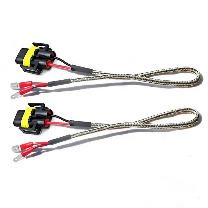 Lasfit H11 to H11B LED Bulb Conversion Wire Harness, 9V-16V Automotive Electrical Accessory for Hyundai Sonata, Kia Genesis Coupe, Entourage, Forte, Veloster, Ford Fiesta, H8 Plug-And-Play Component