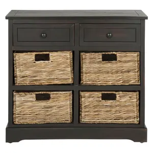 Safavieh Herman Storage Unit W/ Wicker Baskets