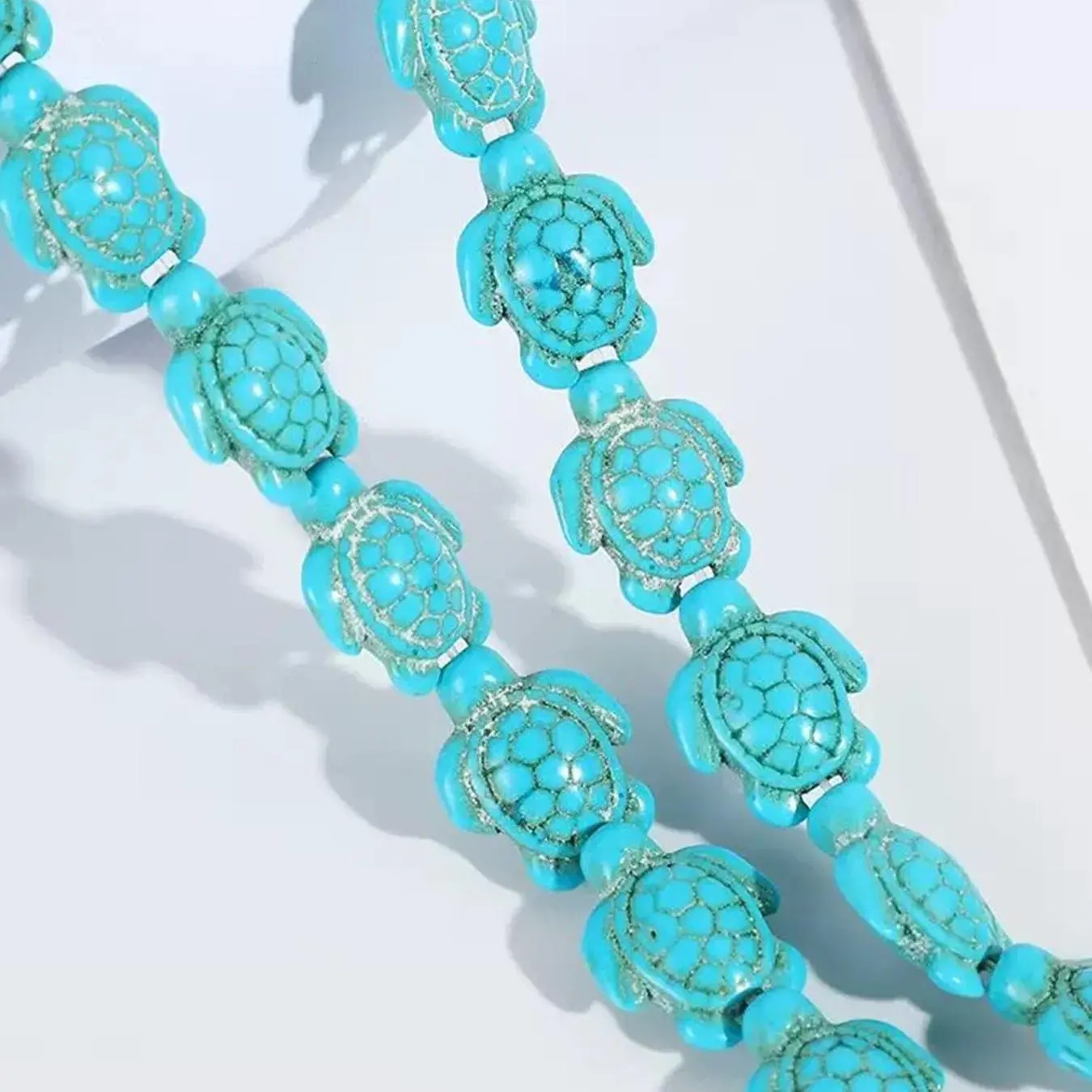 About 23pcs little tortoise turquoise loose bead accessories, beige/color diy bracelets, Diy Beads, beaded jewelry, accessories, jewelry making accessories, bracelet necklace accessories, Diy Beading Accessories, DIY gifts