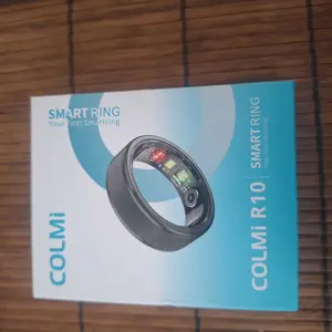 COLMI R10 Temperature Smart Fitness Ring, 1 Count USB Rechargeable Long Battery Life Smart Ring, 5ATM Waterproof Durable Fitness Tracker for Women & Men, Wireless, Portable, Durability