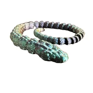 Brazilian Cobra Snake - 23.5 Inches - Articulated Desktop or Fidget Toy - 3D Printed - Choose a Color!