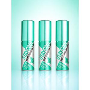 STAY COOL Mouth Spray 3-Pack -Spearmint | Sugar-Free & Alcohol-Free, Pocket-Sized Fresh Breath On the Go