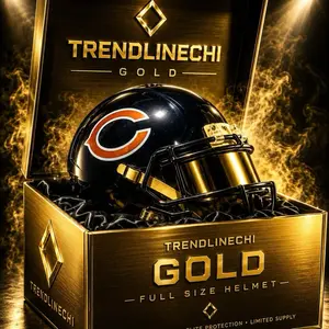 FULL SIZE GOLD, Helmet Main Break, PYT,Sweet 16!  all buyers get a Sports Card!