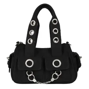 Mini Canvas Handcuff Bag