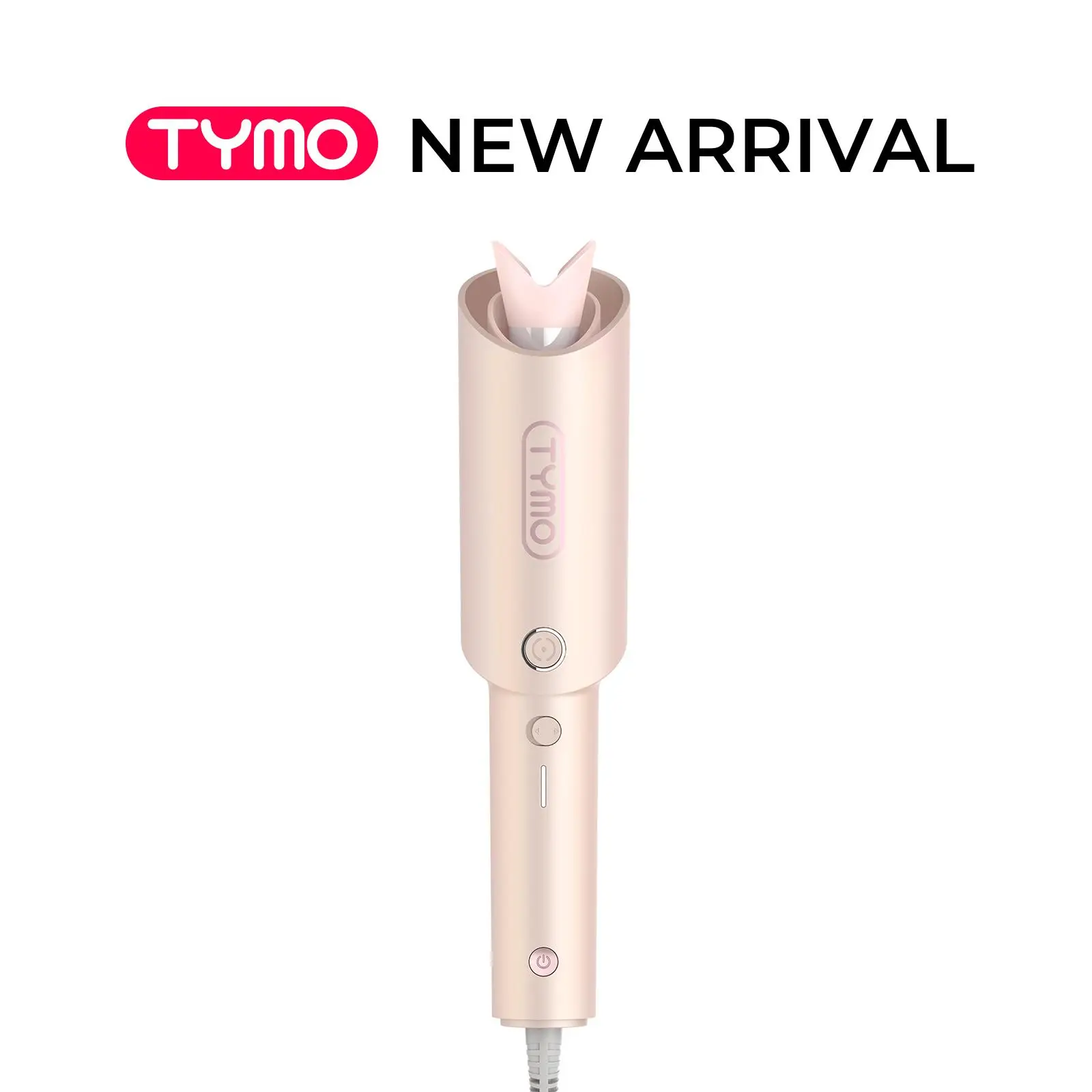 Tymo Curlpro -Automatic Curling Irons with Millions Negative Ionic, Ceramic Coating, Dual Voltage & Lightweight for Travel, One-Tap Curler, Comfort,We