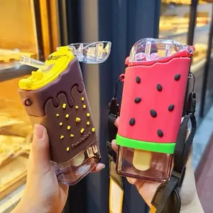 Cute Ice Cream Bar Water Bottle 300ml