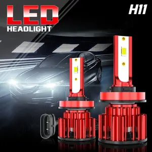 For Ford F150 2015 2016 2017 2018 2019 2020 2021 Pair H11 LED Headlight Kit Low Beam Bulbs 6000K 10000LM