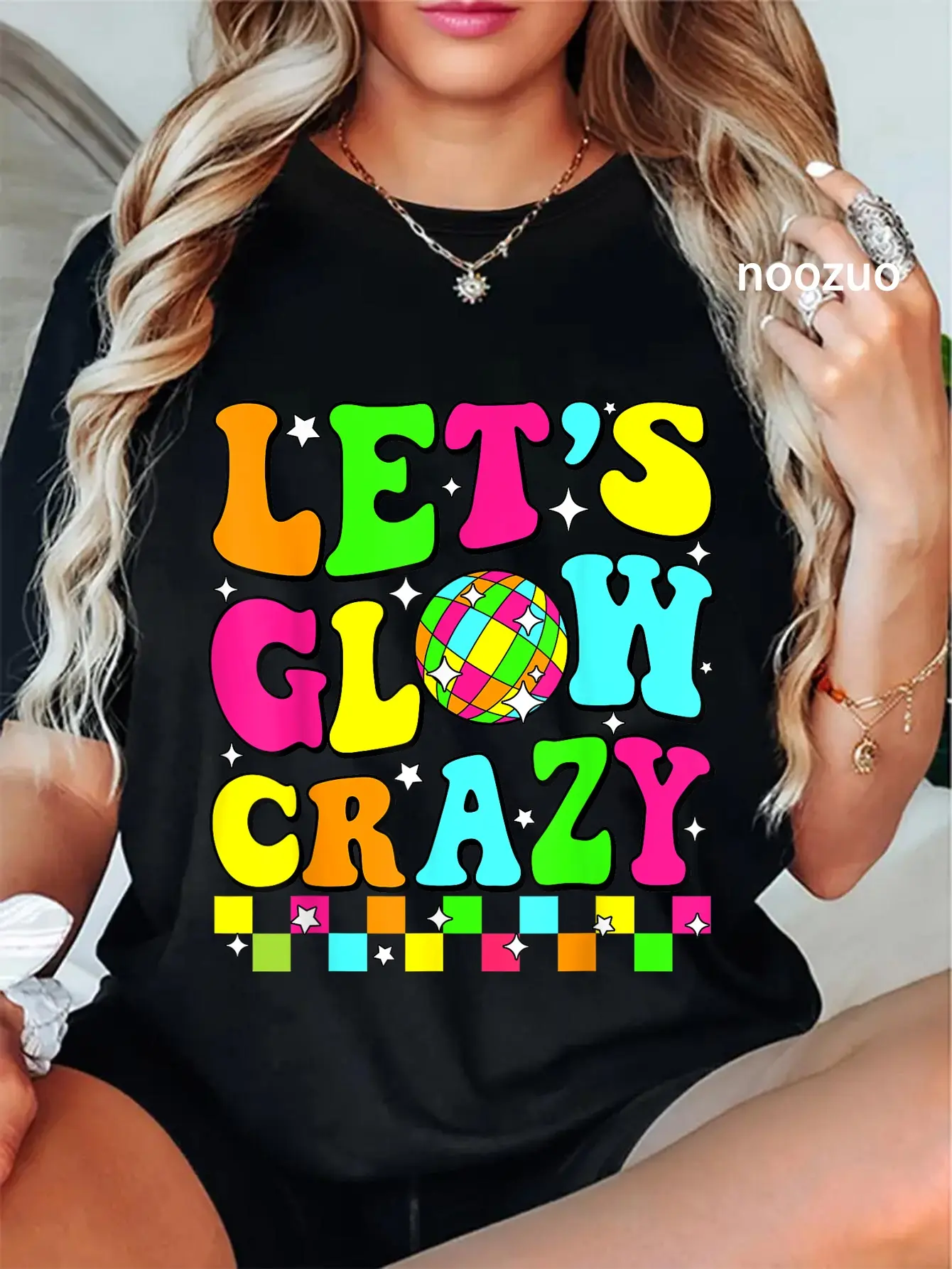 Retro 80s Glowing Quote Graphic T-Shirt, Unisex 100% Cotton Casual Streetwear, Round Neck Everyday Party Tee, Top