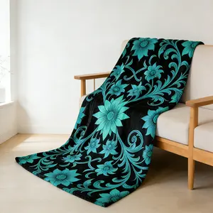 Western Printed King Size Blanket – Super Soft & Cozy