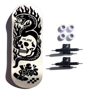LC BOARDS 98X34 COMPLETE SKULL GRAPHIC FOAM GRIP TAPE
