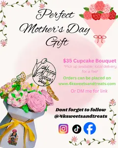 Mother's DAy cupcake bouquet