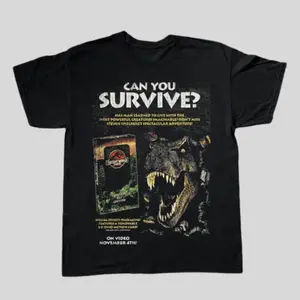 The Lost World Jurassic Park T-Shirt, Vintage 90s Y2K Movie Graphic Tee, Retro Dino Film Aesthetic Shirt