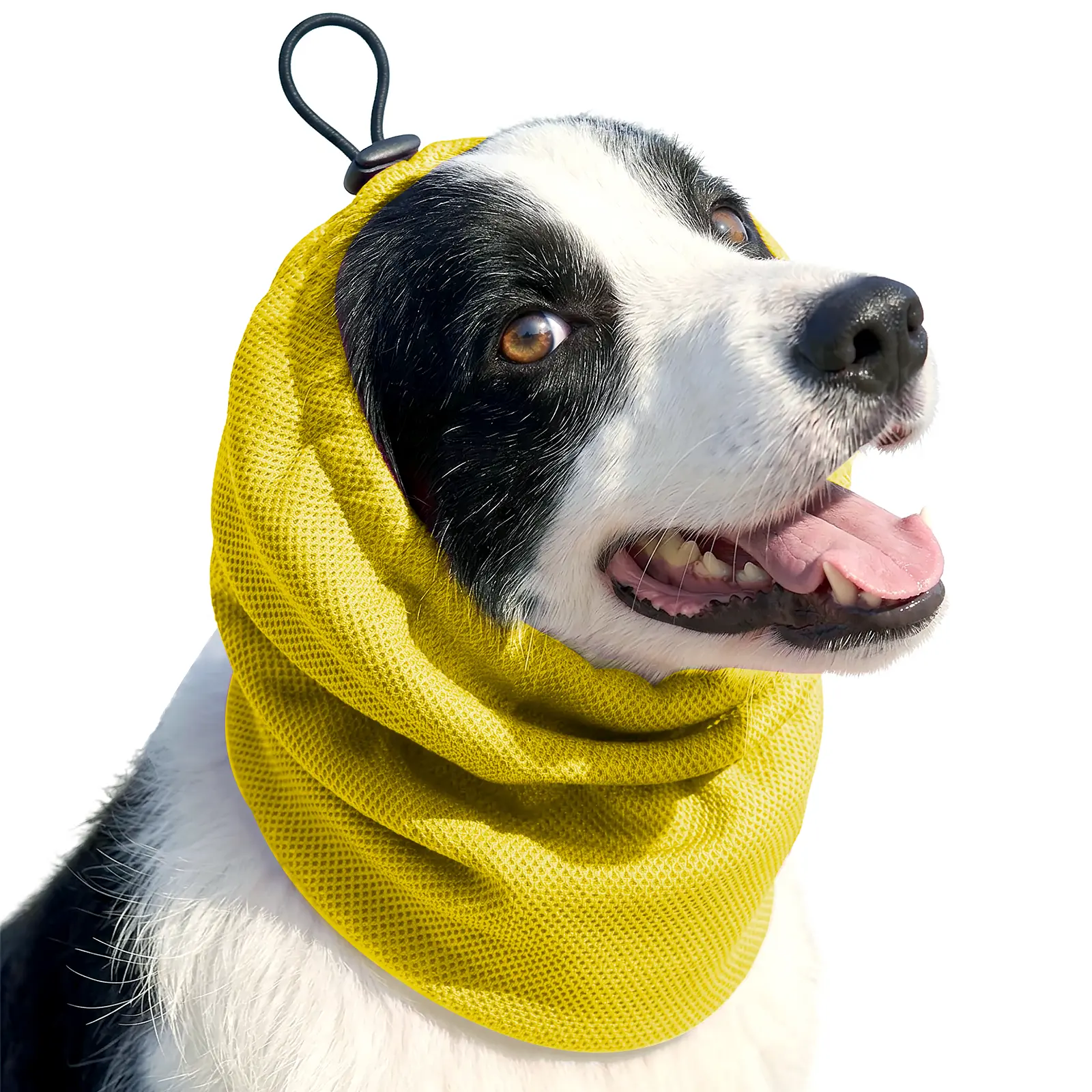 Dog Cooling Neck Gaiter, UPF50+ Sun Protection Pet Cool Head Cover, Adjustable Anti-Slip Cooling Scarf for Dogs, Long Lasting Evaporative Cool Wrap for Summer Walking Beach Hiking