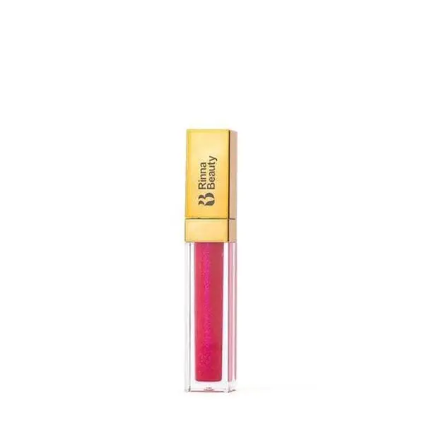 Rinna Beauty Lip Plumping Gloss - Rebel - Helps Boost Collagen, Increases Lip Volume, Elastin Production - Vegan, Cruelty-Free - 1 each