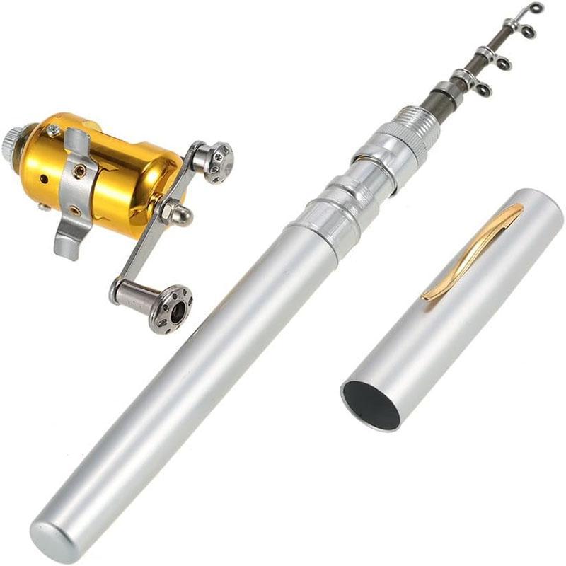 Curated visual reference: Compact Small Fishing Gear Accessories Reference: Portable Mini Fishing Rod 1 Set Lightweight Outdoor Ice Fishing