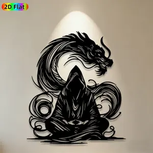 1pc Dragon Metal Wall Art,Dynamic Dragon Statue Mural, Ideal Gift for New Year, Christmas, Dragon Decor Enthusiasts, Weather-Resistant Metal Wall Decor Wall Sculptures, Perfect for Living Room Wall & Garden Fence Dragon Enthusiasts