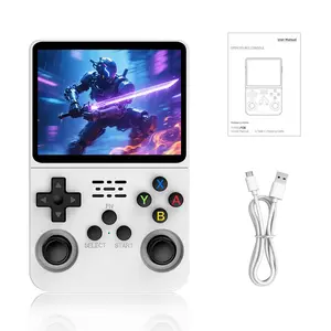 R36S Handheld Retro Game Console with 3.5-inch IPS Screen 1 Count Portable Linux System Gaming Console Supports 20,000+ Games Rechargeable Pocket Game Device Gaming Items Products - Protection