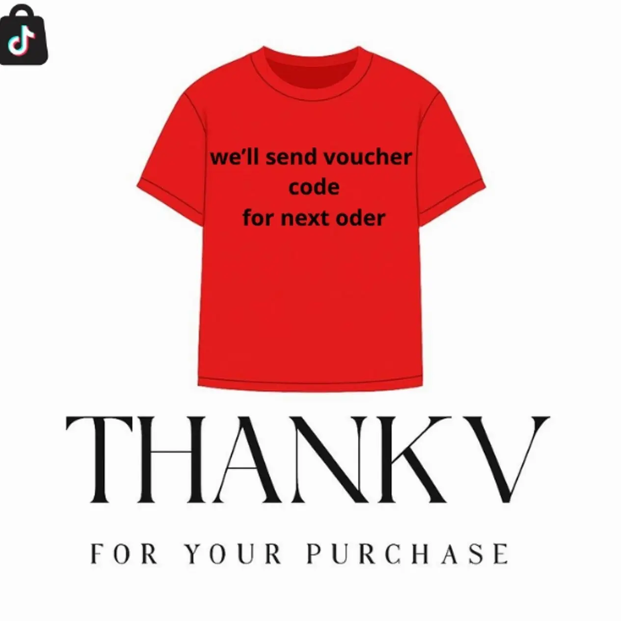Returning Customer Voucher - Back To School Halloween Reward Coupon for TikTok Shop US Tops (Cotton, Button, Everyday Use: T-shirt, Sweatshirt) R2C