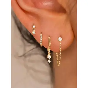 Women's hypoallergenic pearl earrings jewelry gifts, perfect for stacking, daily wear and festivals