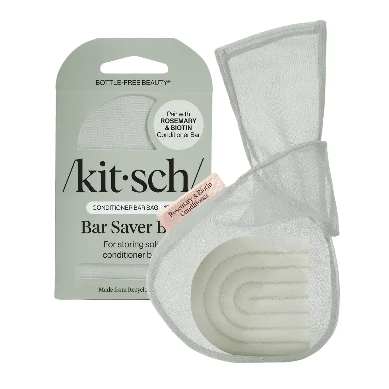 Kitsch Rosemary & Biotin Conditioner Bar Saver Bag Kitsch Rosemary & Biotin Conditioner Bar Saver Bag