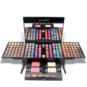 Ultimate Makeup Set with Eyeshadow, Eyeliner, and Matte Coverages - Case Case Color