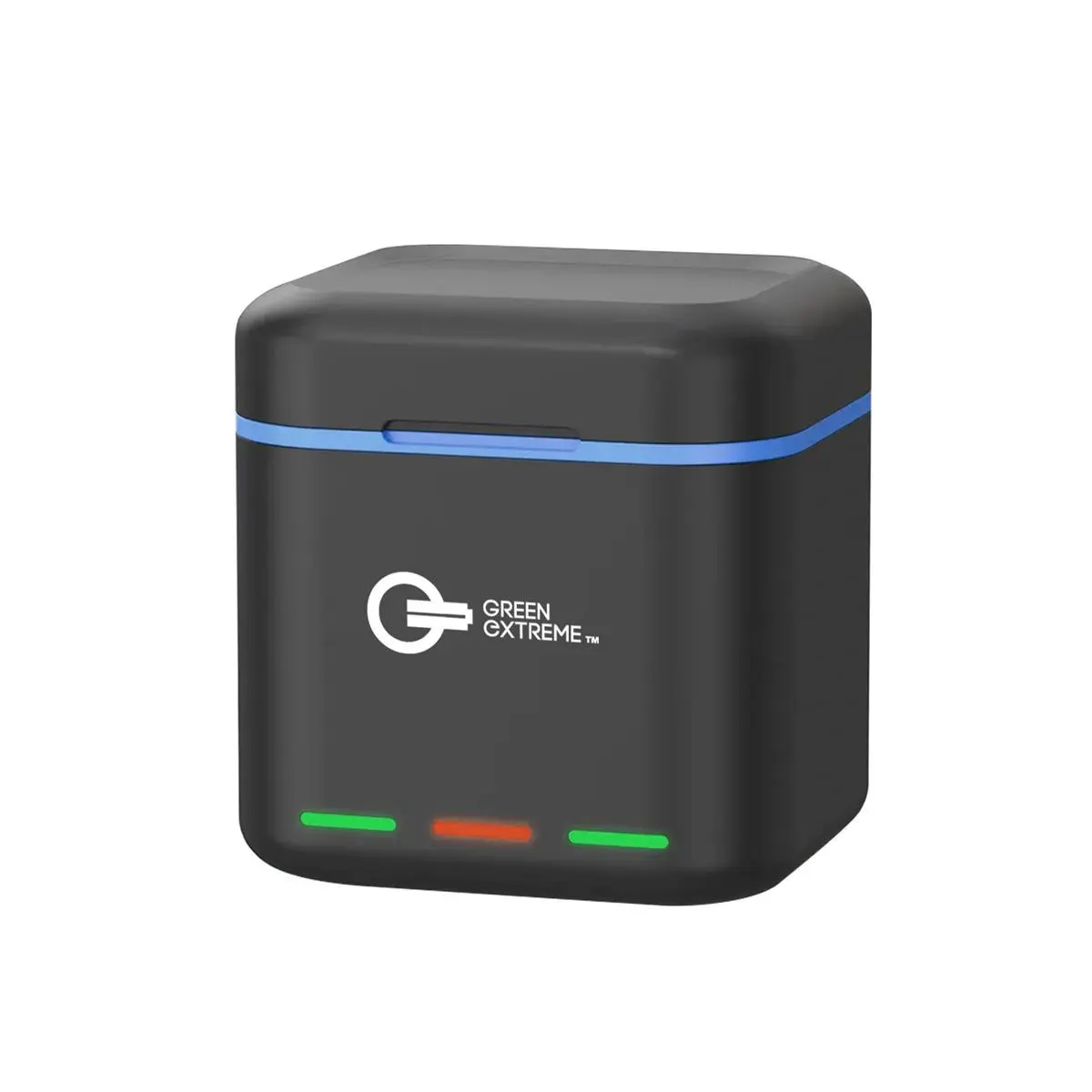 Green Triple Battery Charger for GoPro Hero 9/10/11/12 - Camera Accessories for Efficient Charging