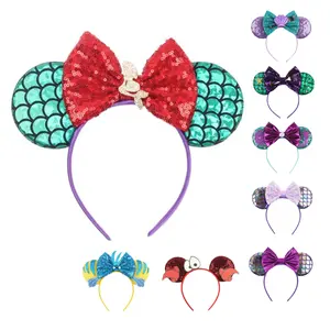 Mermaid Princess Ears - Perfect for Theme Park visits, Dress-up, Parties, and more!