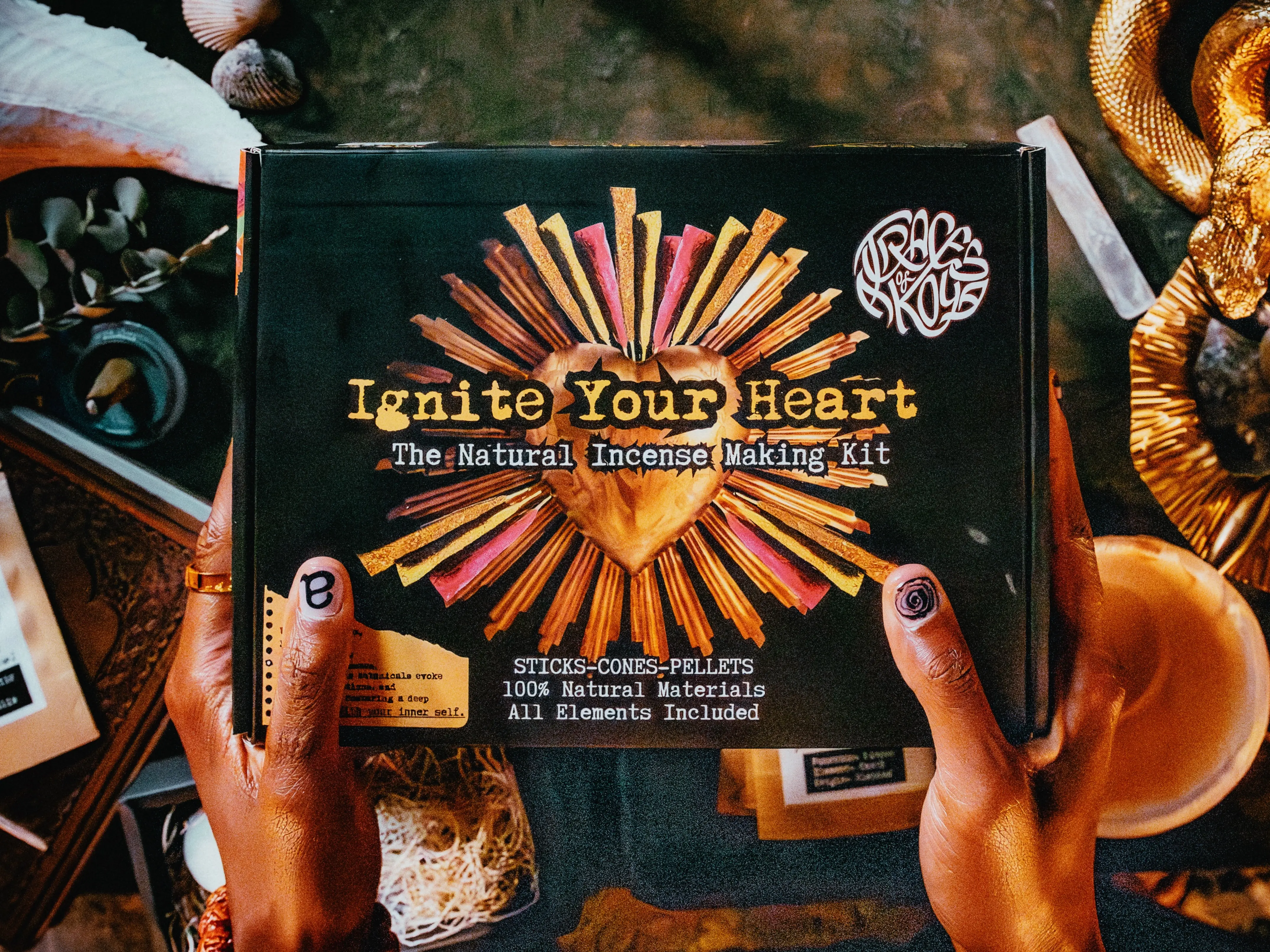 Ignite Your Heart - The Natural Incense Making Kit