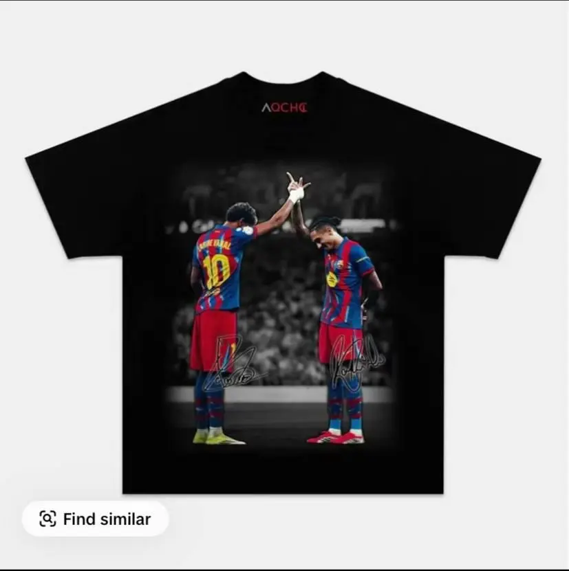 [SALE UP TO 50%] LAMINE YAMAL & RAPHINHA 2026 T-SHIRT, VINTAGE FOOTBALL GRAPHIC TEE, RETRO SOCCER FAN SHIRT, MATCH DAY APPAREL