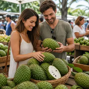 30 Soursop Fruit Seeds – Tropical Graviola Tree, High Germination Rate, Year-Round Planting, Juicy Exotic Superfruit for Home Garden Indoor Outdoor