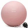 YOTTOY 65cm Unisex Anti-Burst Slow-Leak Stability Ball - Extra Thick PVC Home Workout/Training Equipment with Honeycomb Structure, Textured Grip for Core Workouts, Yoga, Pilates, Pregnancy-Friendly Sitting Support, Safer Deflation, Includes Pump (Pink),ou