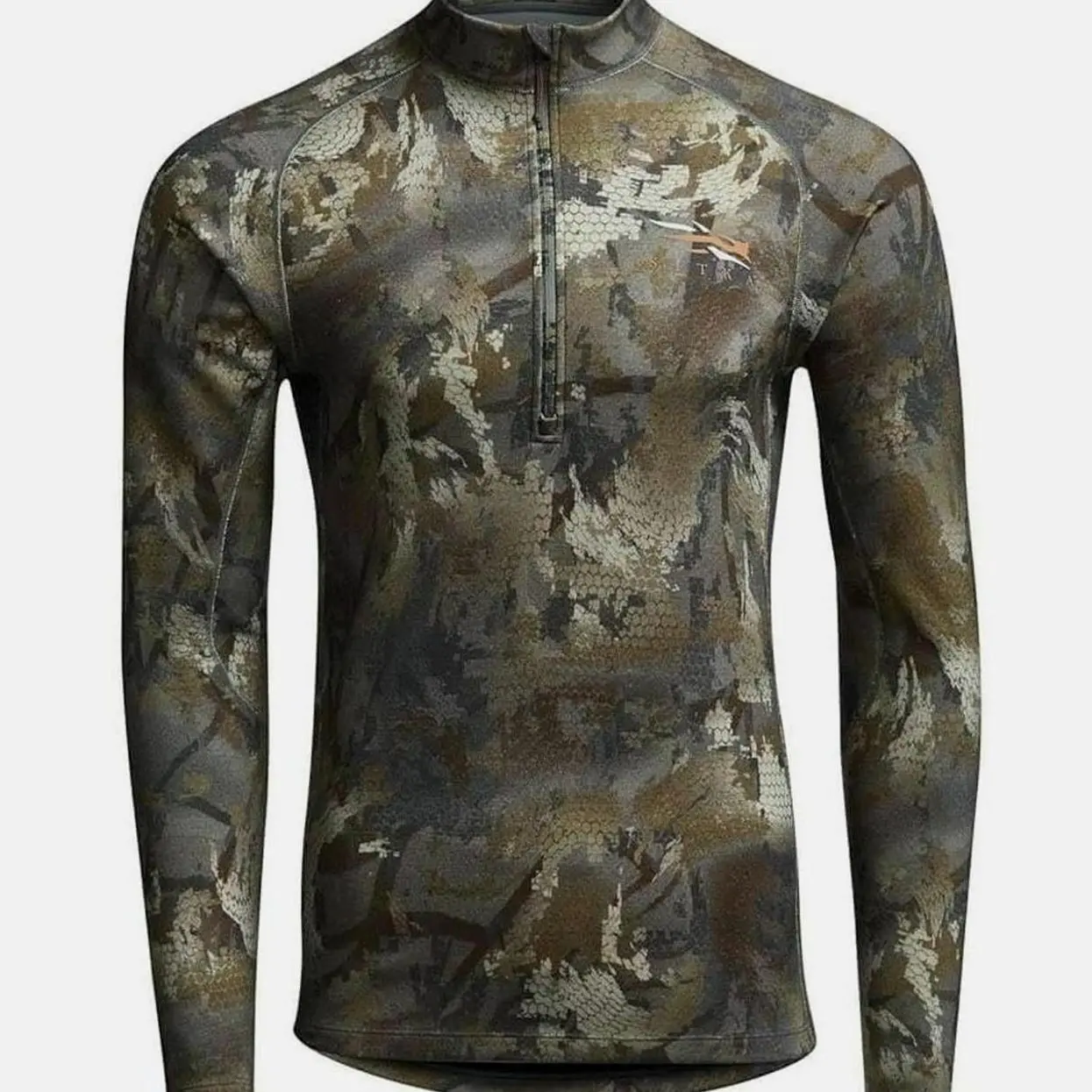 Heavyweight Half Zip Realtree Camo Long Sleeve Zip Shirt | Outdoor Performance Wear