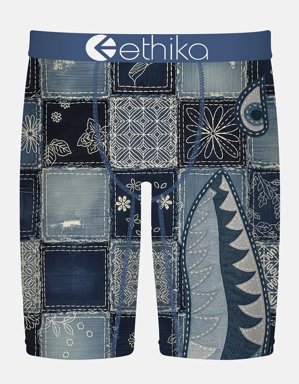 ETHIKA Bomber Sashiko Staple Mens Boxer Briefs