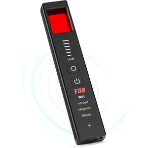 Hidden Camera Detectors Pro - Bug Detector, Spy Camera Finder, GPS Tracker Detector, SOS Alarm, Anti-Theft, 6-in-1 Detector for Travel, Hotel, Airbnb, Car, 6 Sensitivity Levels (Small)