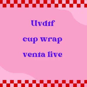 Uvdtf cup wrap live