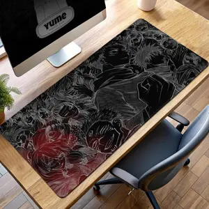 [New Gaming Gear - Sale Up To 35%] Jujutsu Kaisen Anime Gaming Mouse Pad, Yuji Itadori Desk Mat, Satoru Gojo Theme, Sukuna Art Design, JJK Otaku Gift