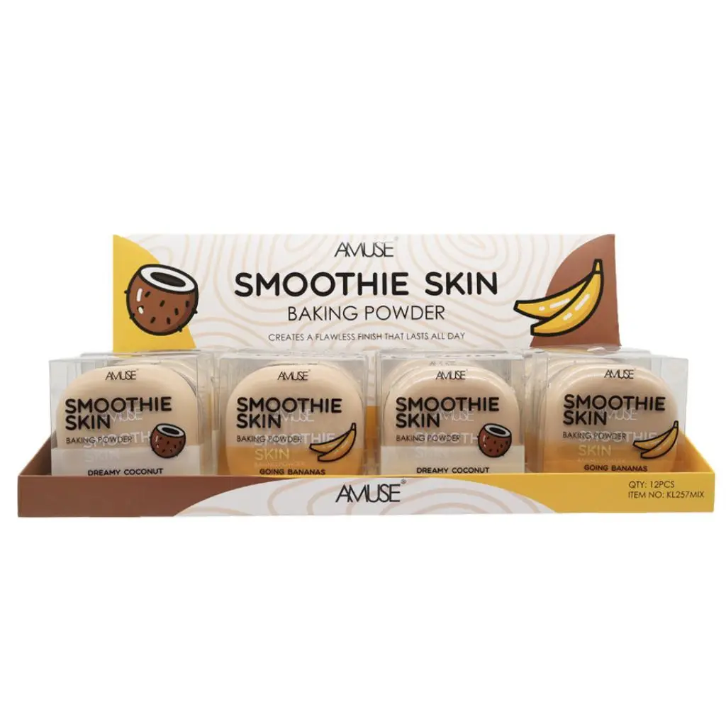 Polvo Fijador Smoothie Skin Amuse - Venta al por Mayor Display 12 Unidades (KL257MIX)