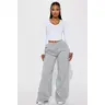 Cassandra Cross Over Lounge Pant - Heather Grey