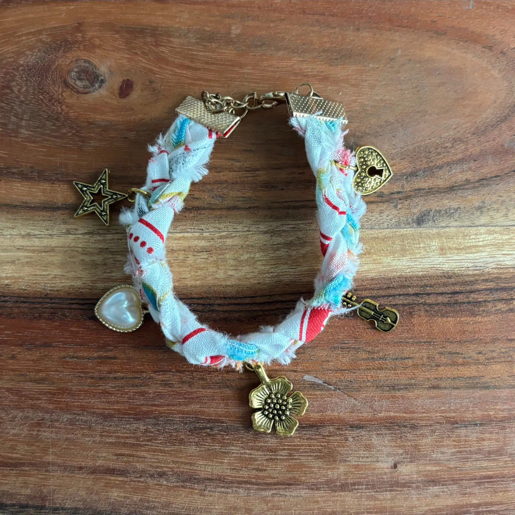 Private Concert Fabric Charm Bracelet